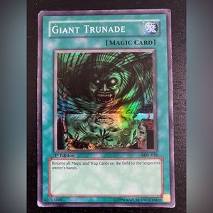 Giant Trunade 1996 Yugioh 1st Edition Card